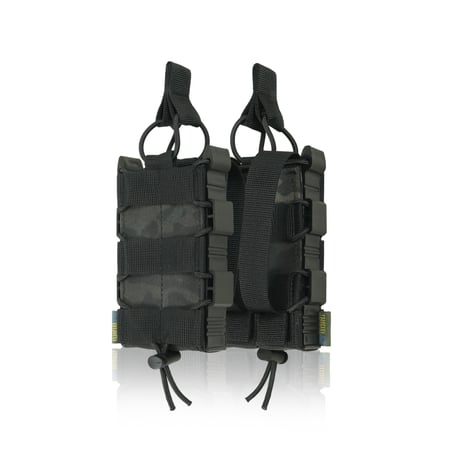 Посилений підсумок Kiborg GU Single Mag Pouch Чорний мультикам KIBORG