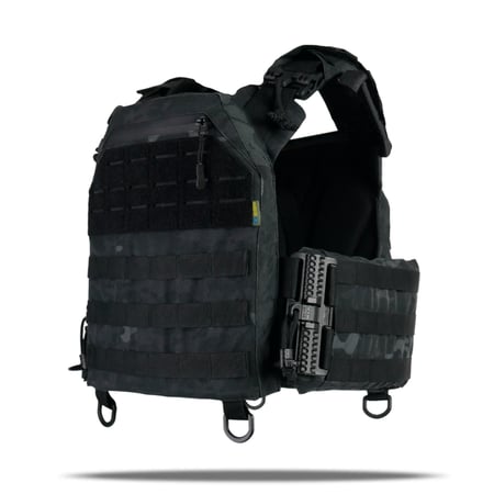 Плитоноска Kiborg GU gen.1 Чорний Мультикам KIBORG