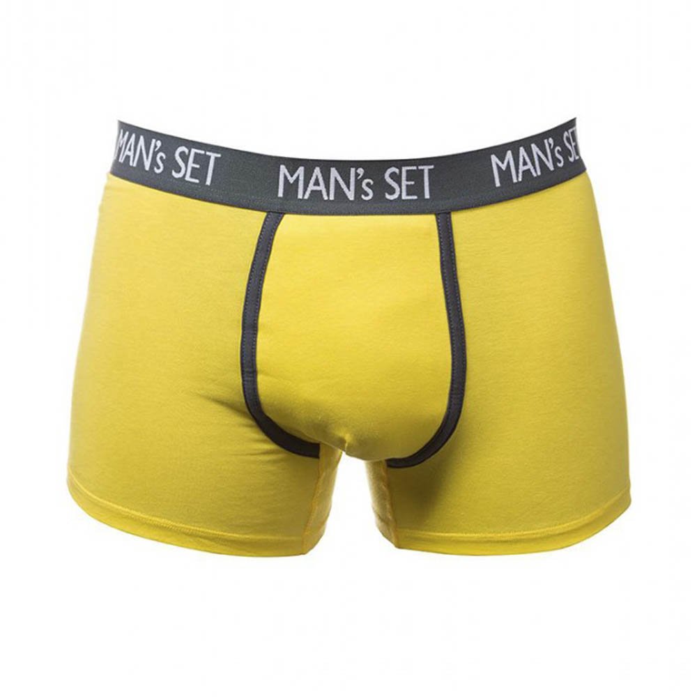 Чоловічі боксери з бавовни, Classic, жовтий MansSet