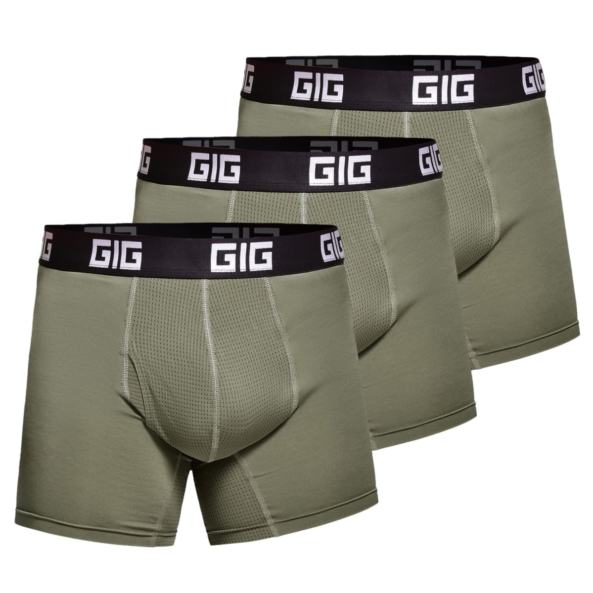 Комплект трусів Dynamic air подовжені. Колір Ranger Green, 3 шт GIG MILITARY