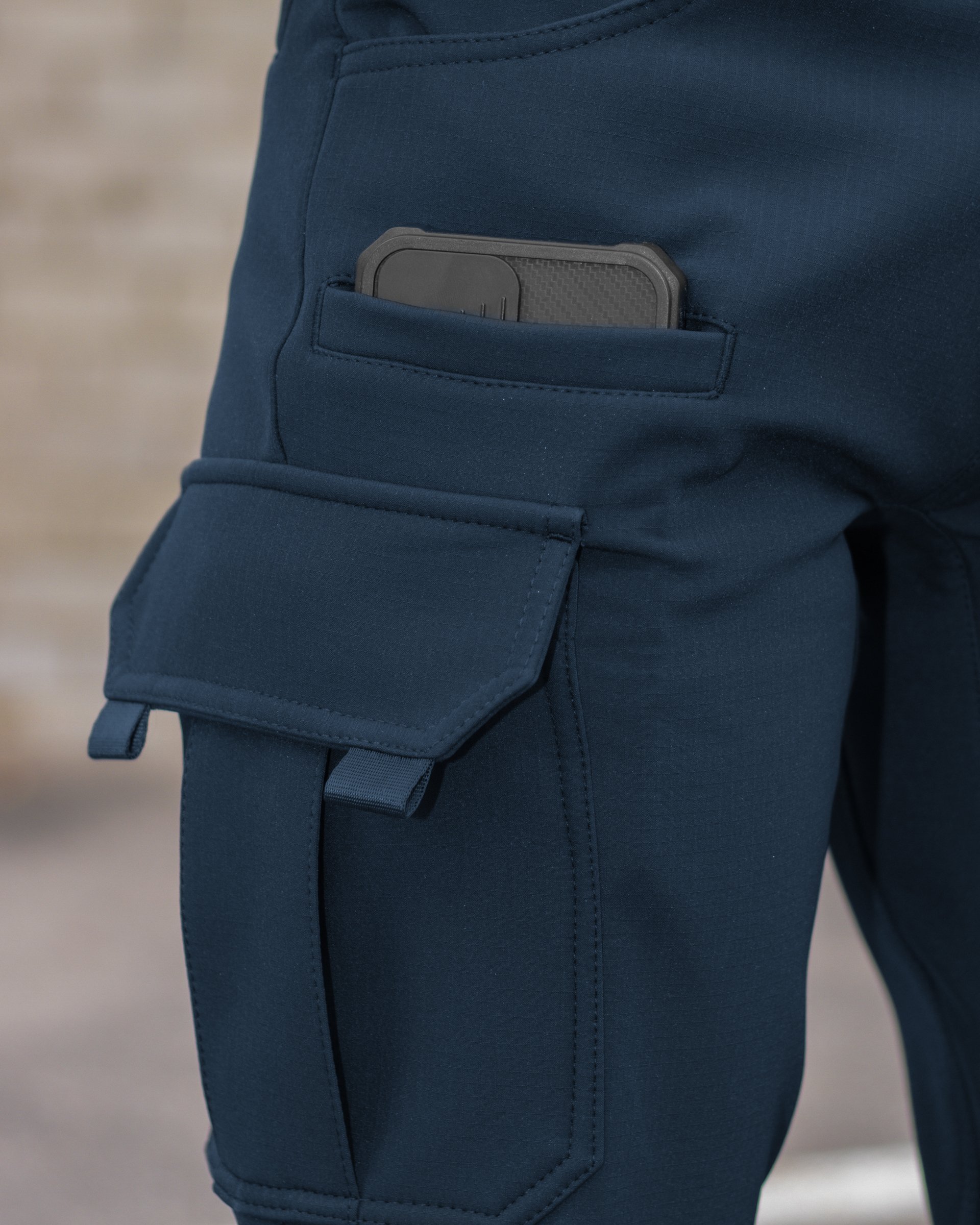 Брюки карго теплі жіночі BEZET Titan синій - Фото 10