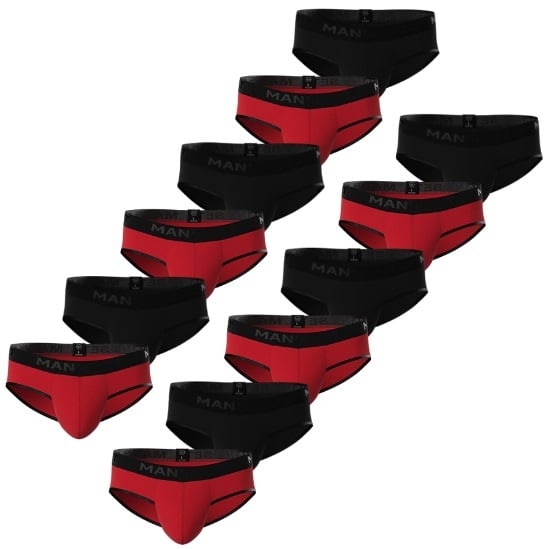 Комплект трусов Slips Black Series, 12шт MansSet