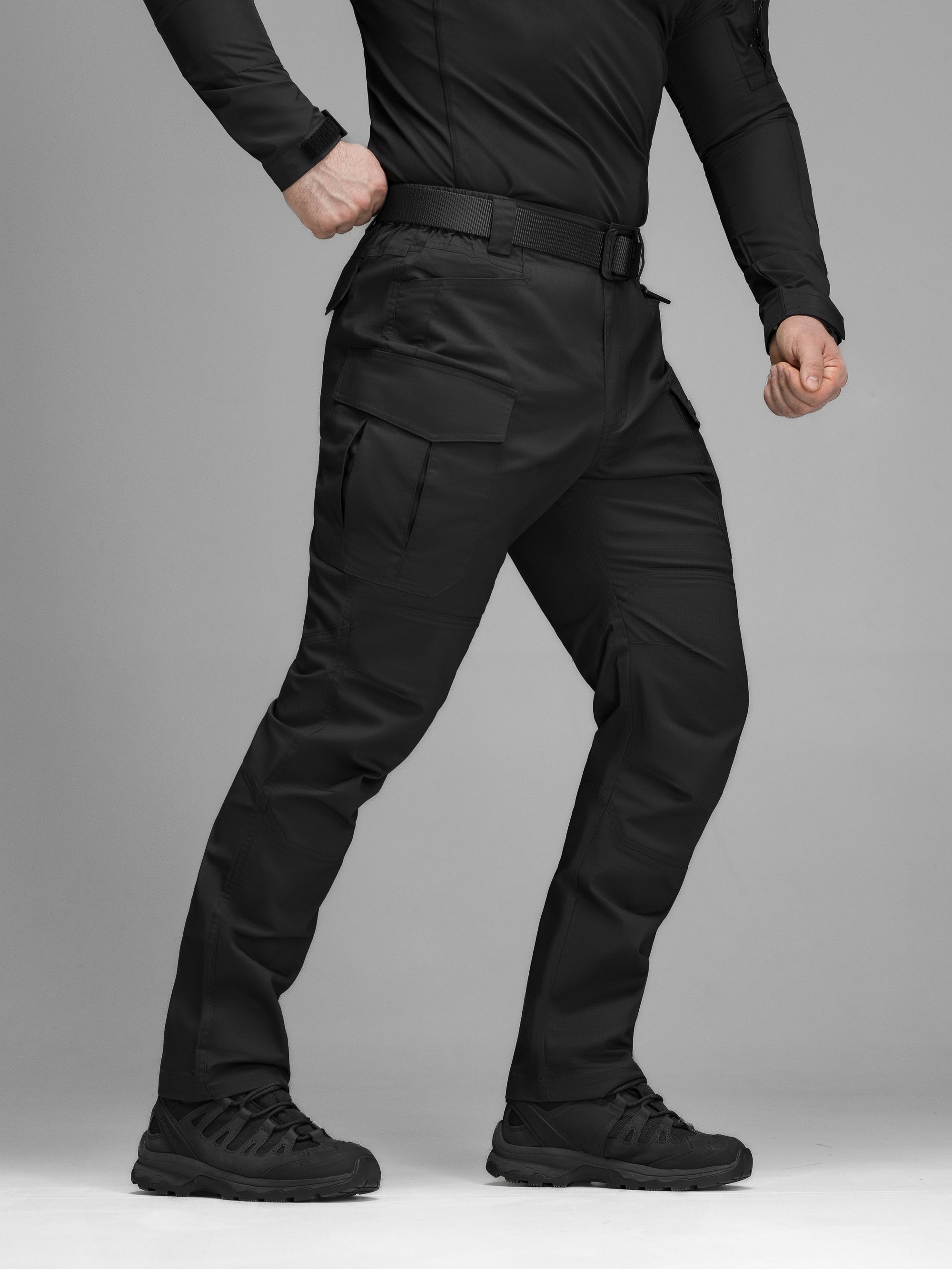 Штаны карго тактические BEZET Ranger черный - Фото 6