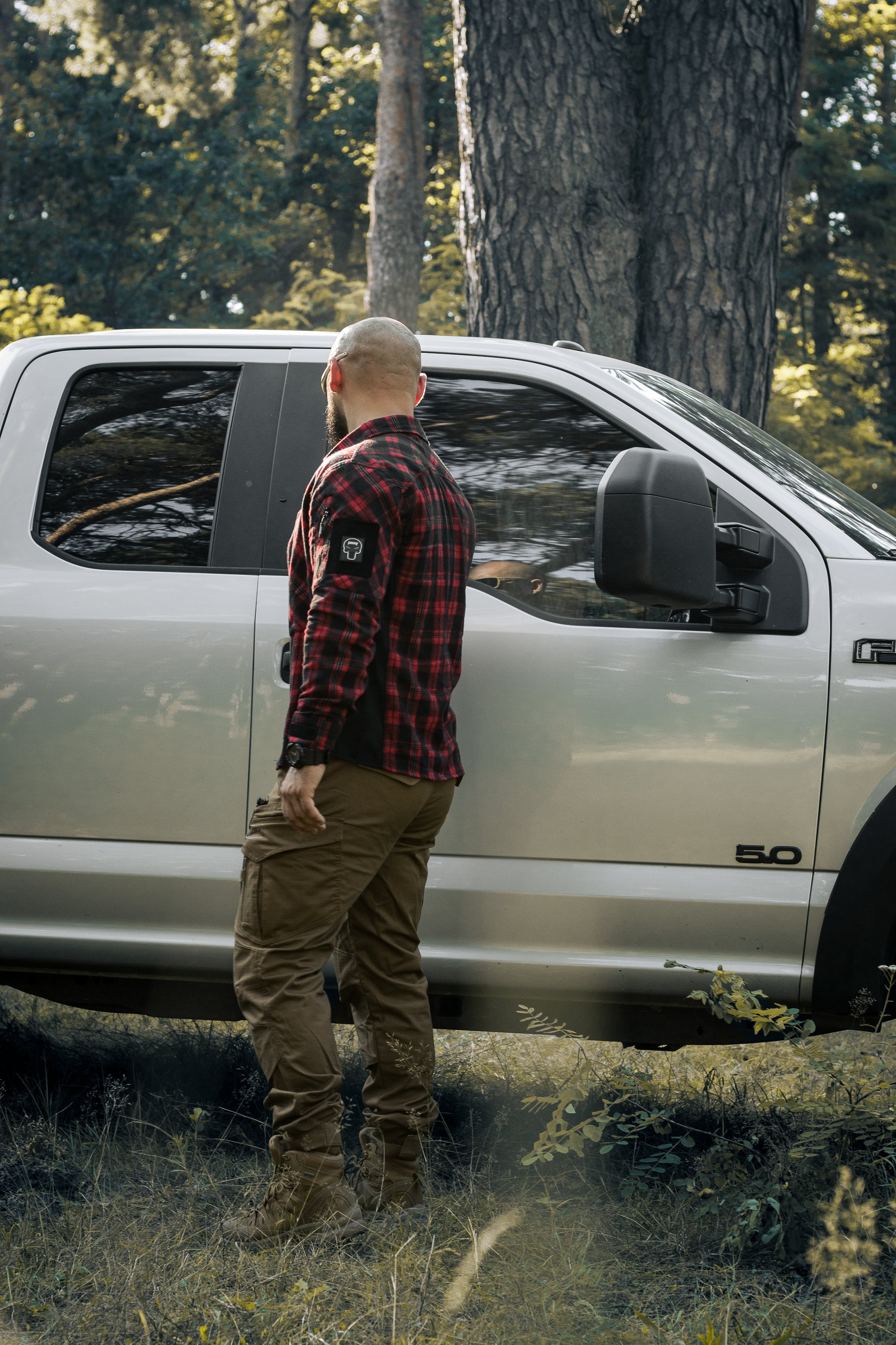 Сорочка фланелева BEZET Defender чорний/червоний - Фото 58