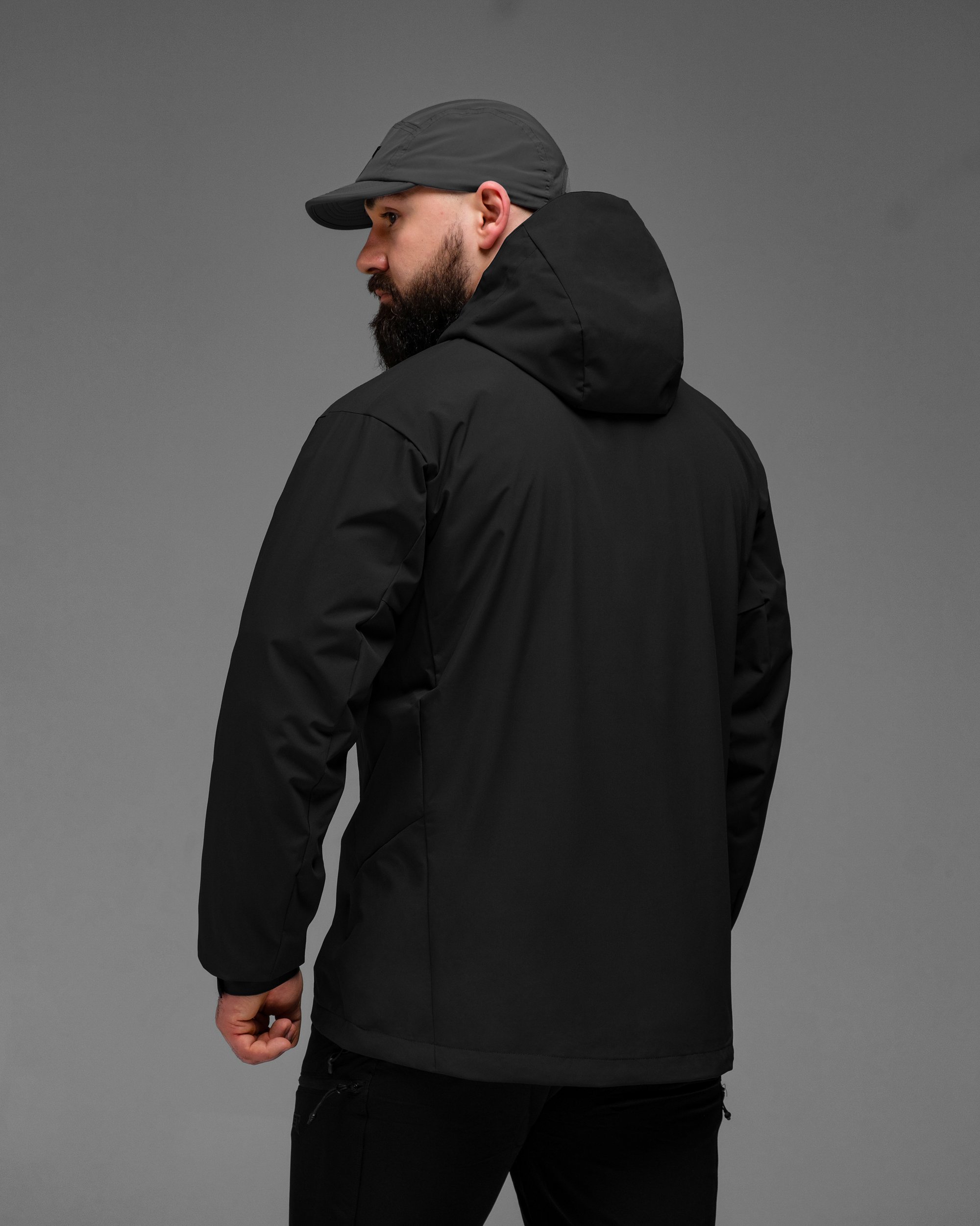 Куртка вітрівка BEZET WindBreaker чорний - Фото 11