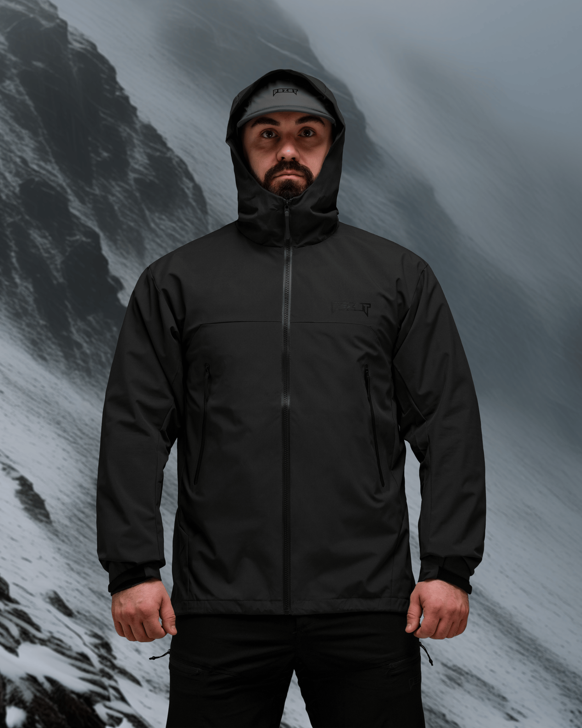 Куртка вітрівка BEZET WindBreaker чорний - Фото 3