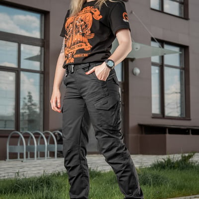 Жіночі тактичні штани M-Tac Aggressor Lady Flex. Чорний - Фото 8