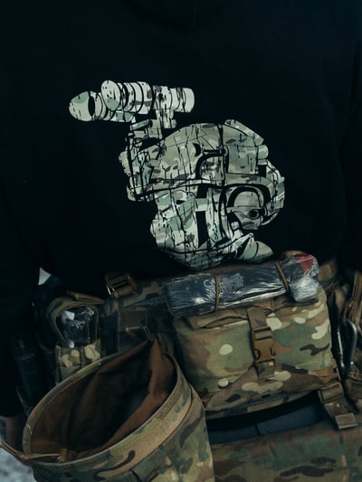 Худі BEZET Fighter чорний - Фото 21