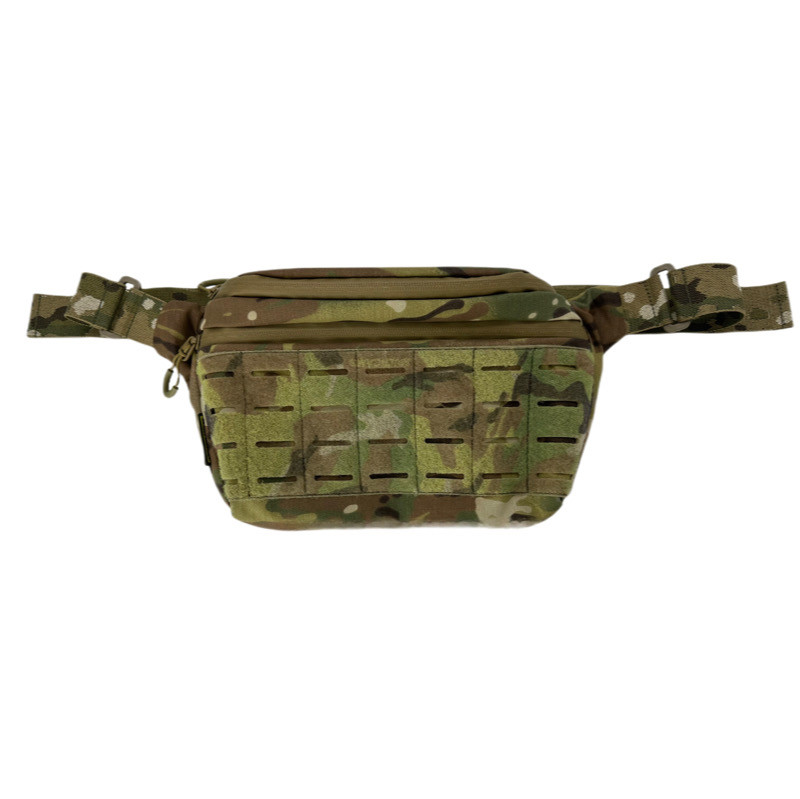 Сумка-бананка на пояс тактична з патч панеллю Мультикам HardKIT