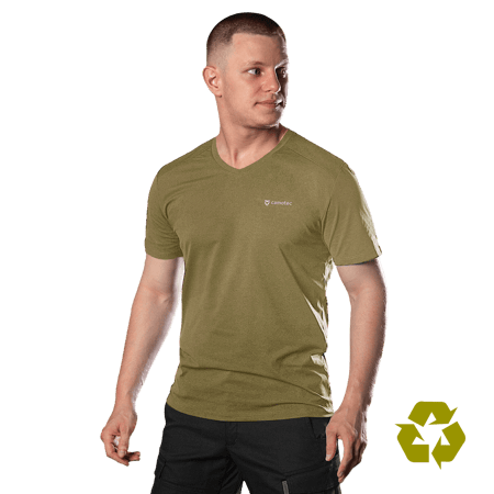 Футболка Camotec Totem V-neck Пісочний KOMBAT