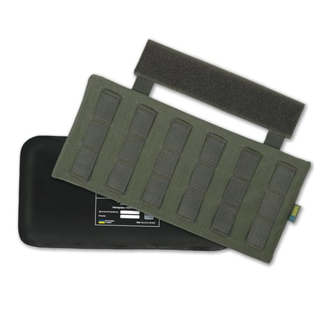 Защита поясницы с баллистическим пакетом 1 класс защиты Kiborg Khaki KIBORG