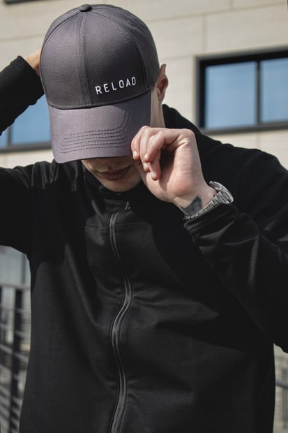 Кепка Reload - Logo, серый
