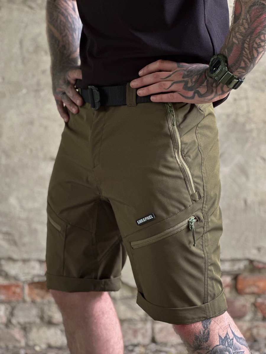 Шорти Shrapnel Tracker олива трекінгові, мілітарі