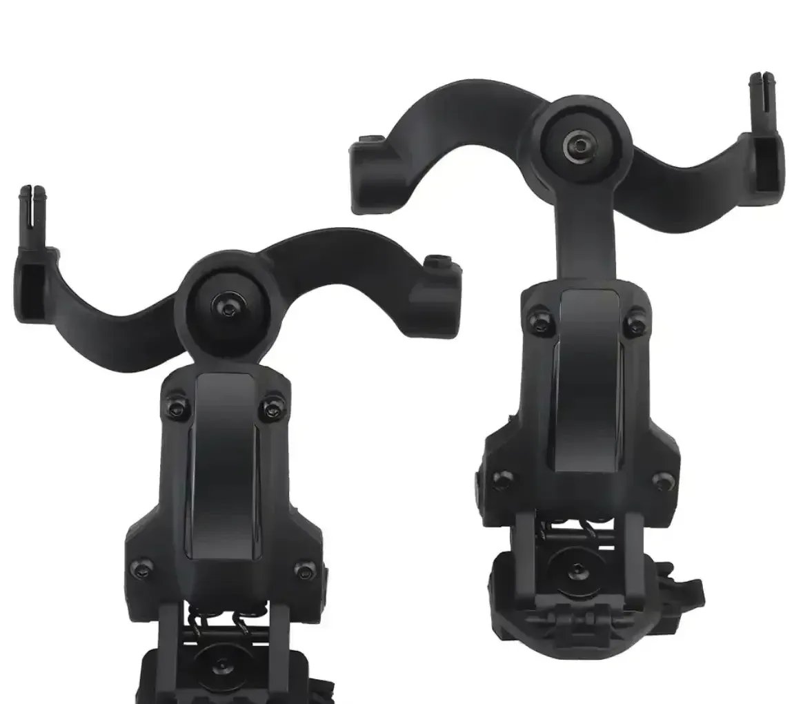 Кріплення адаптер Чебурашка для активних навушників на шолом Чорний СПЕЦПРОМ КР