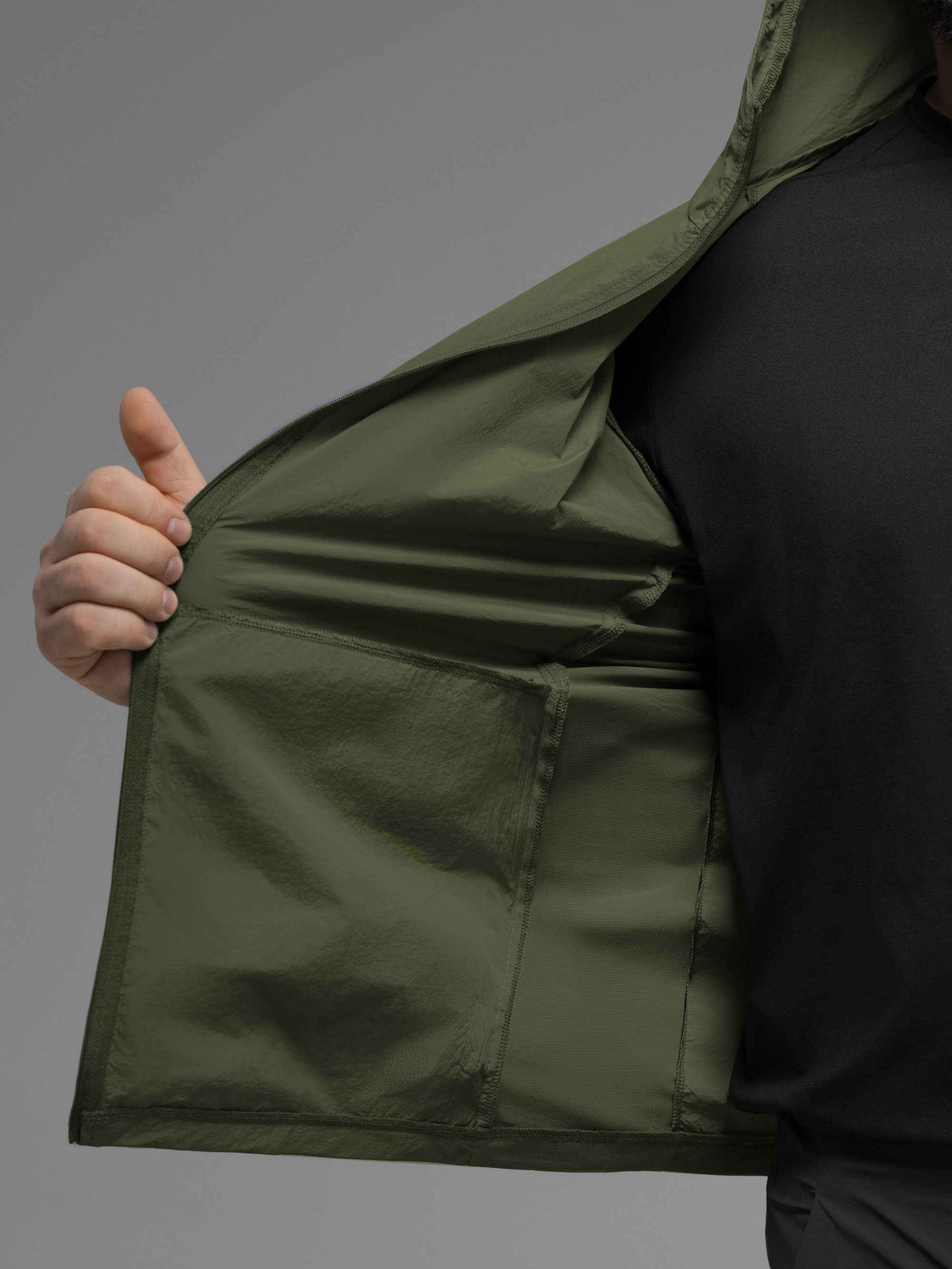 Куртка вітрівка BEZET Solguard UV 100 хакi - Фото 30