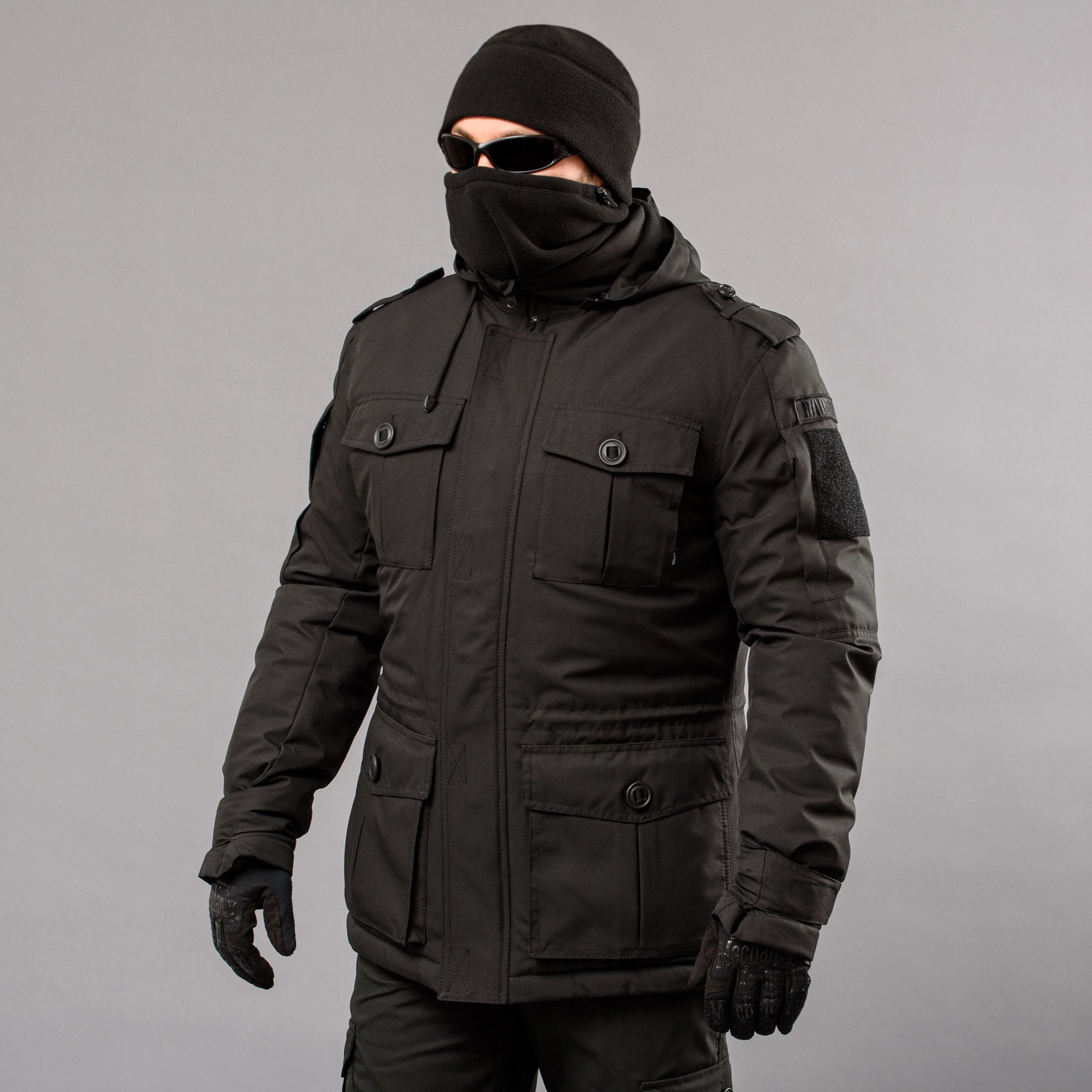 Куртка зимова "RAPTOR-3" ВВЗ BLACK Armoline