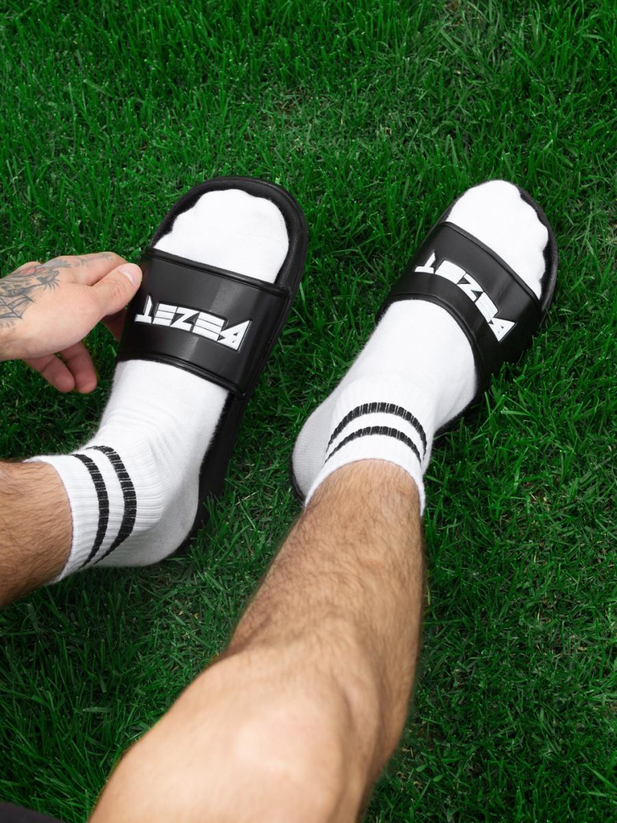 Тапки BEZET Black/electric