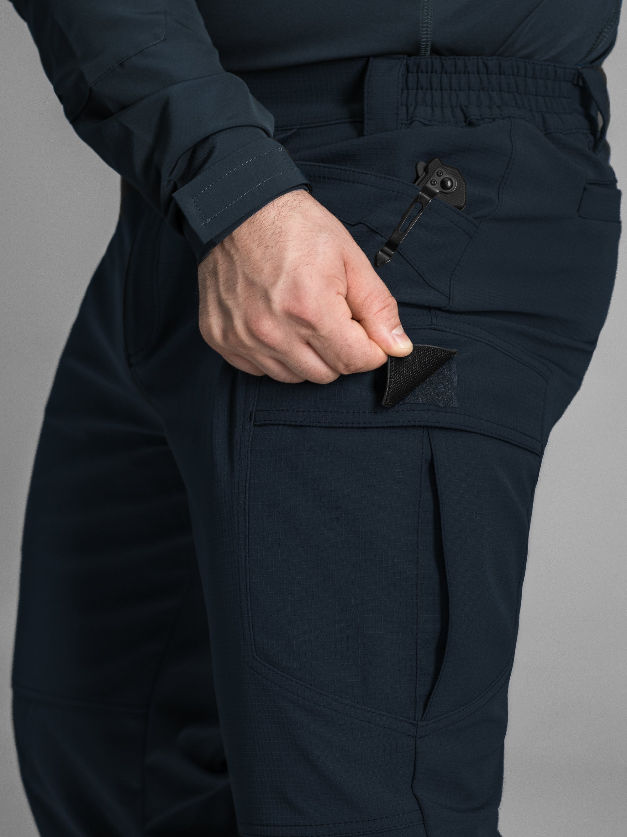 Брюки карго тактичні BEZET Капелан синій - Фото 19