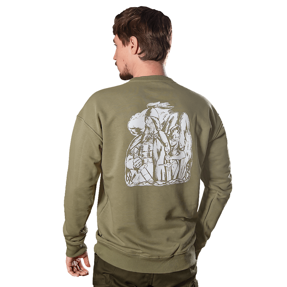 Світшот Camotec Basic 3.0 Перун Хакі KOMBAT