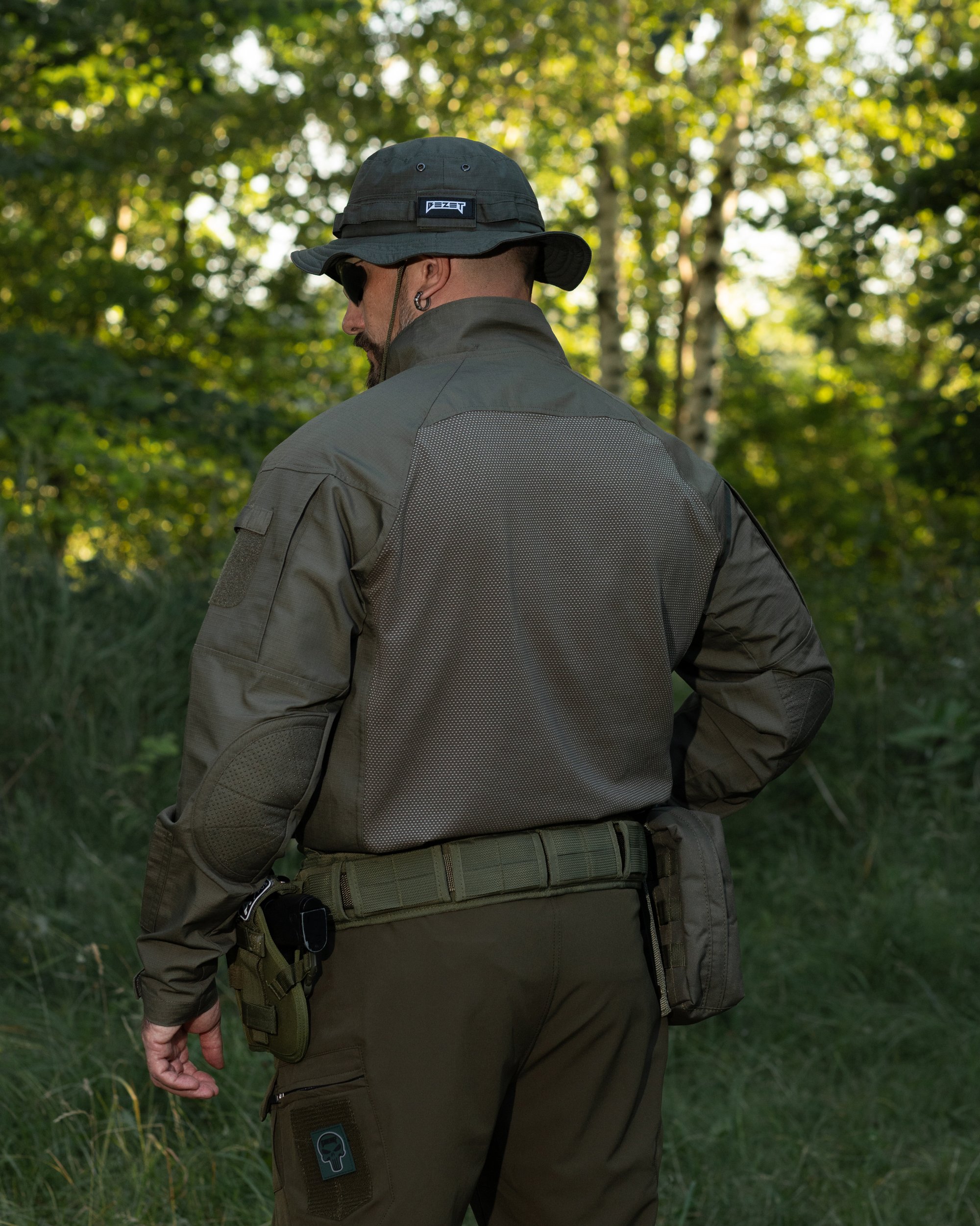 КОМПЛЕКТ (БРЮКИ КАРГО ТАКТИЧНІ BEZET БАЙРАКТАР ХАКІ, СОРОЧКА БОЙОВА BEZET FIGHT 2.0 ХАКІ) - Фото 9