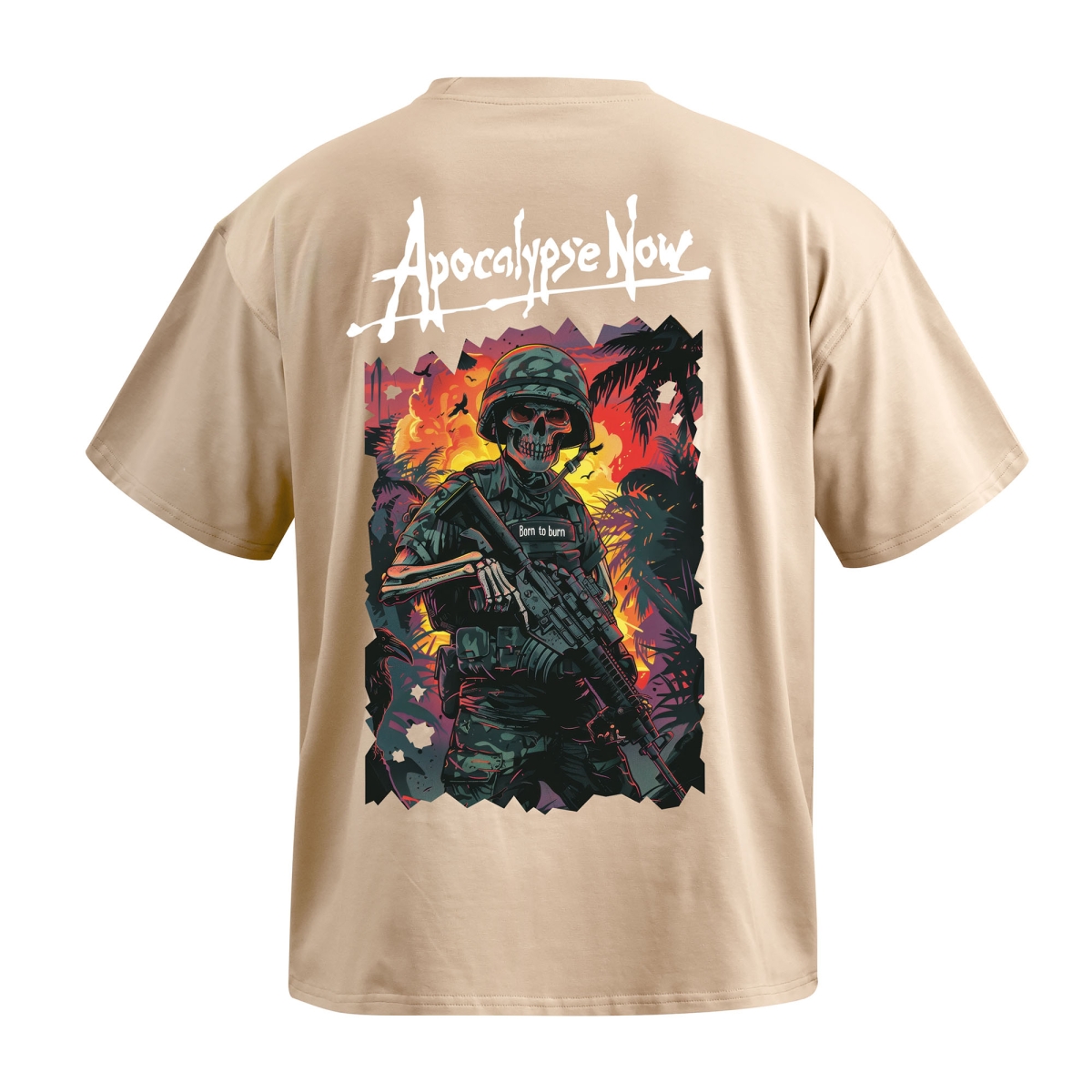 Футболка оверсайз Apocalypse Now Warrior. Колір Койот GIG MILITARY