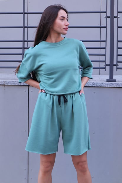 Жіночий оверсайз комплект Reload - Mirana, м'ятний