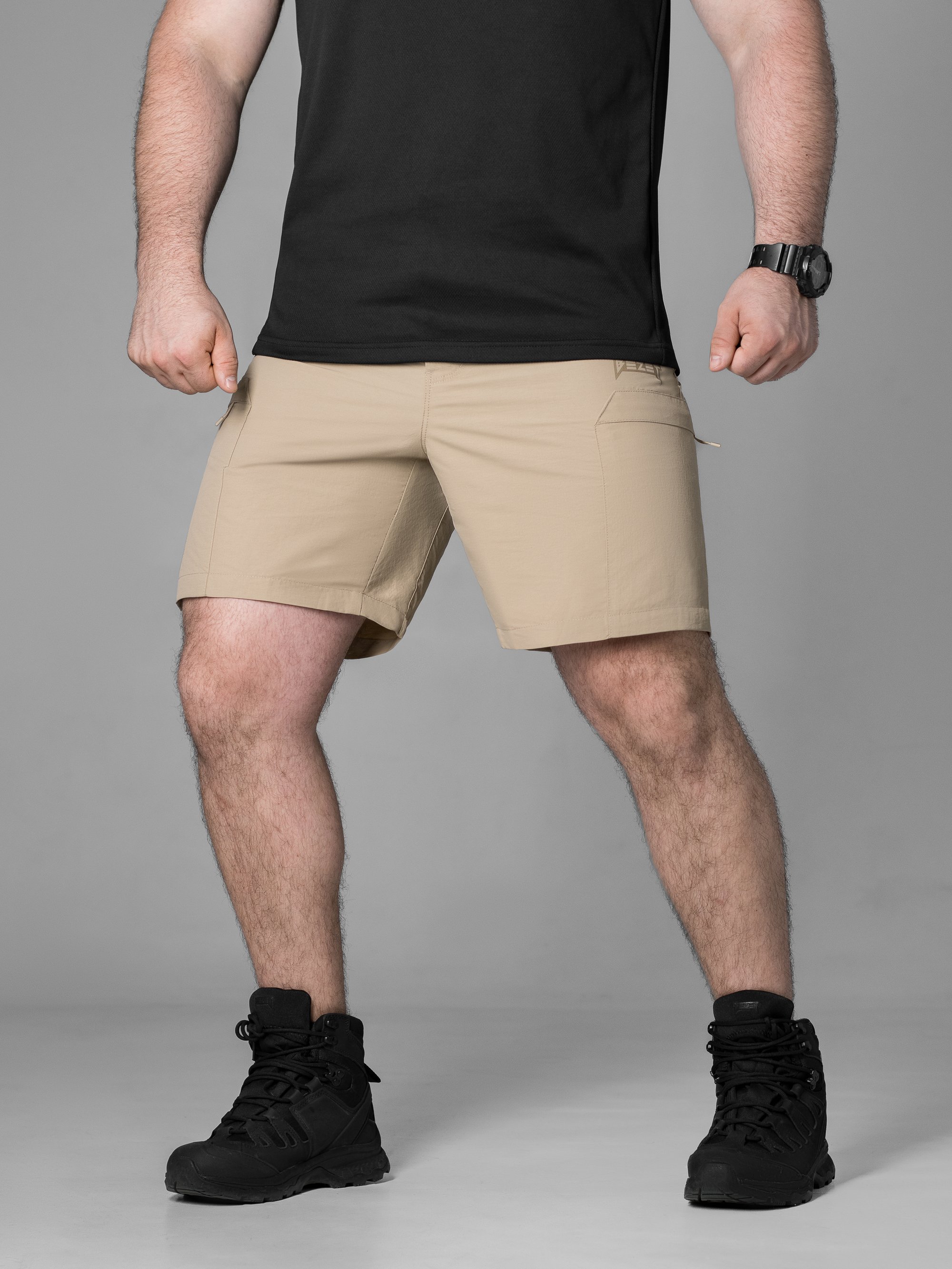 Шорти карго тактичні BEZET Urban пісочний - Фото 1