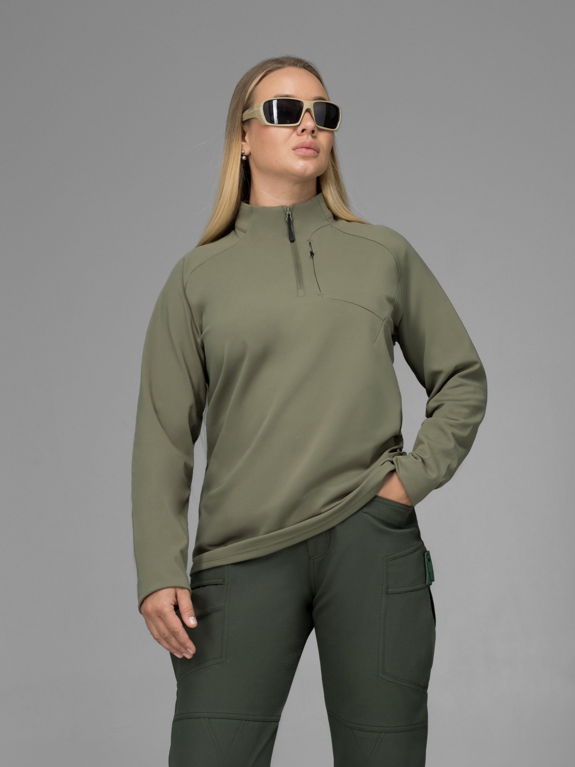 Кофта BEZET жіноча Active хакі