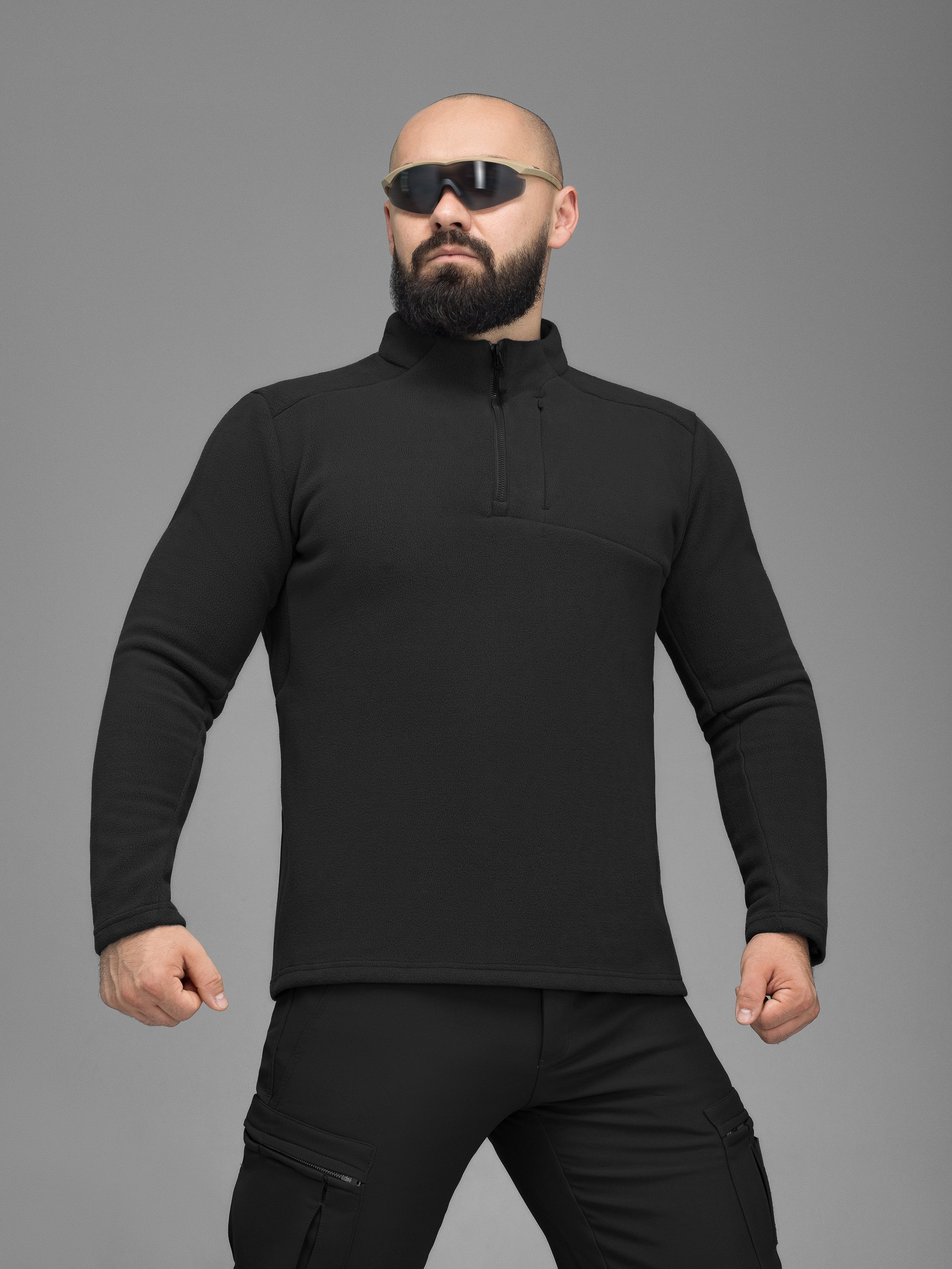 Кофта флісова BEZET Frostline чорний - Фото 1