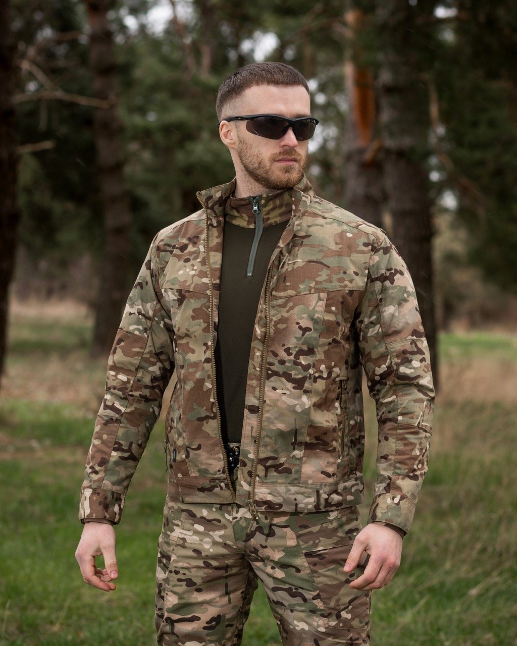 Куртка ветровка тактическая BEZET Shooter мультикам - Фото 15