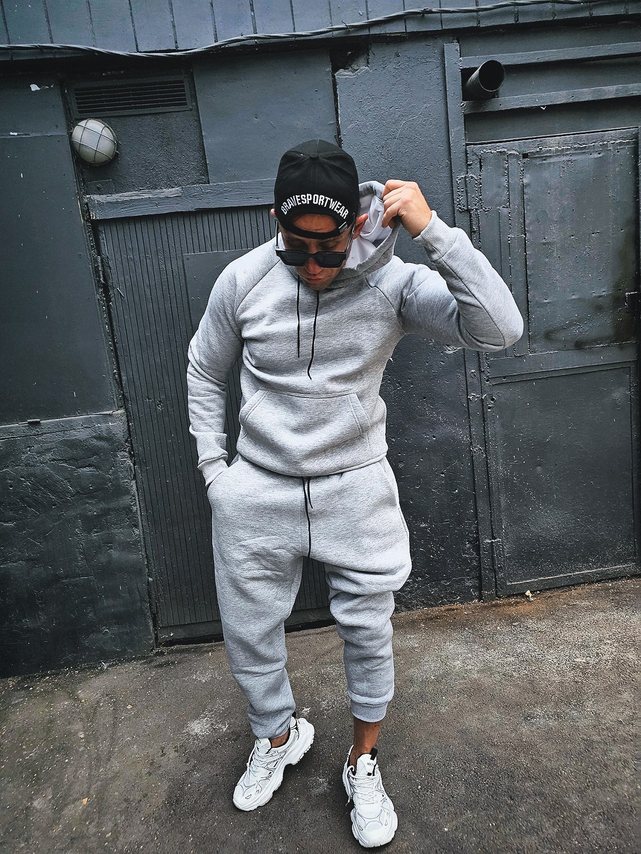 Спортивний костюм зимовий BRAVE капішон меланж