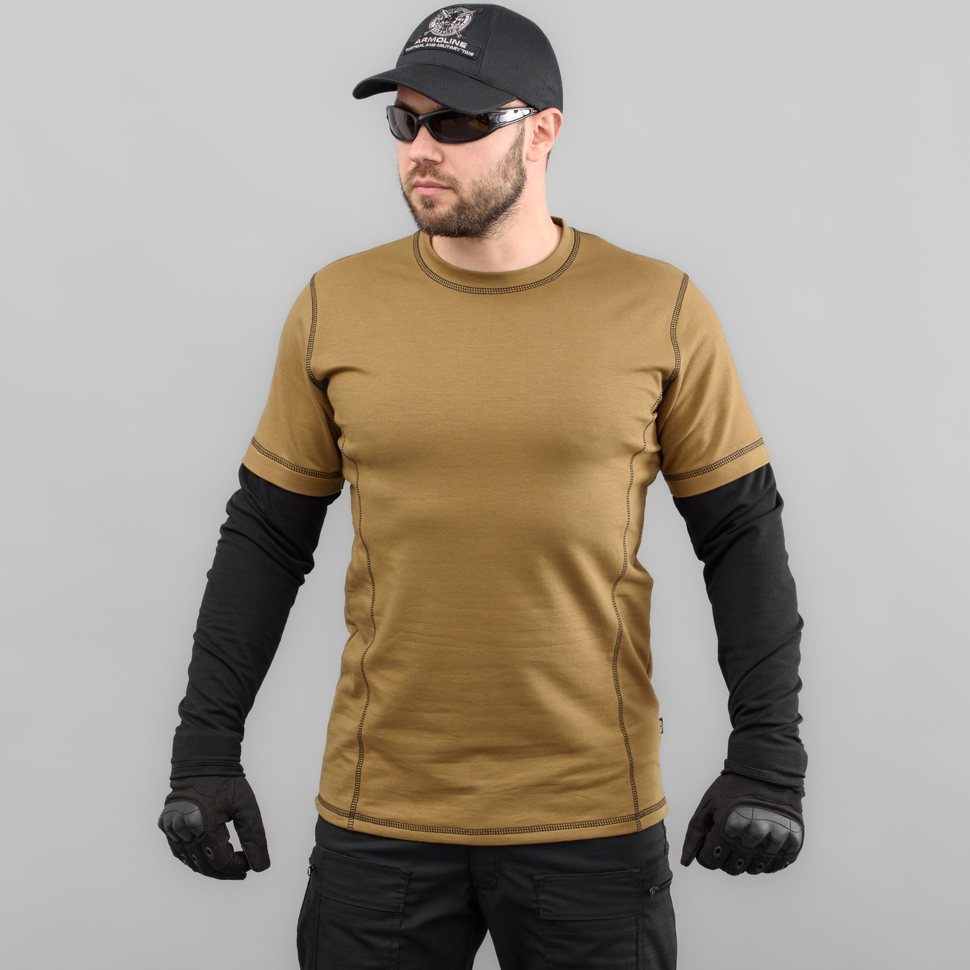 Футболка з рукавами "CLASSIC" KHAKI Armoline