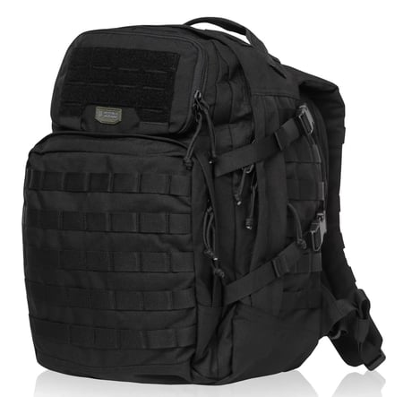 Тактичний рюкзак Scout на 40л Cordura 1000D Чорний СПЕЦПРОМ КР