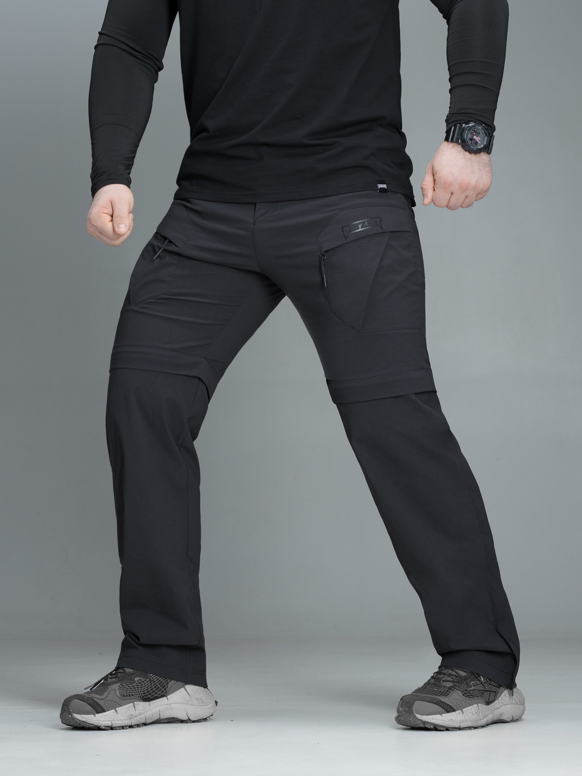 Штаны-трансформеры BEZET AdventurePro черный