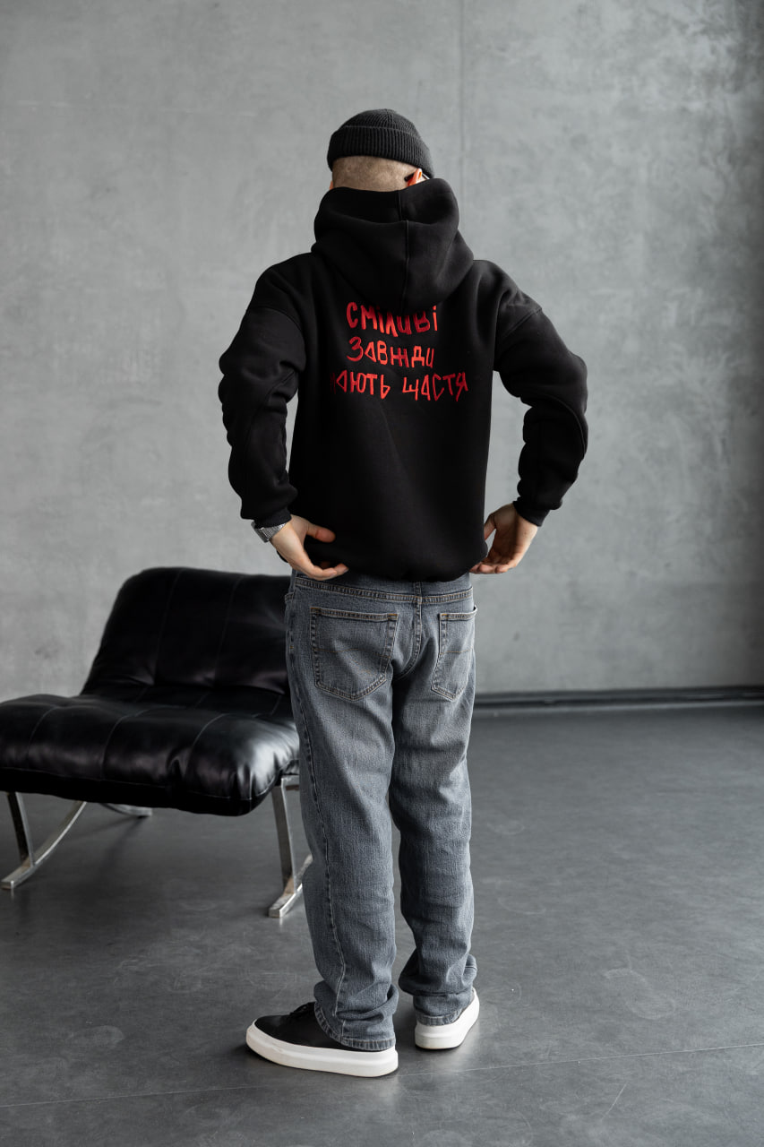 Худі Reload - Happy, чорний