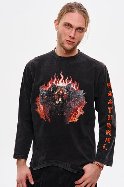 Чоловічий лонгслів NCTRNL "Metal Cat" TURWEAR