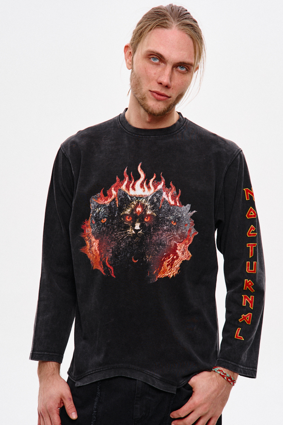 Чоловічий лонгслів NCTRNL "Metal Cat" TURWEAR