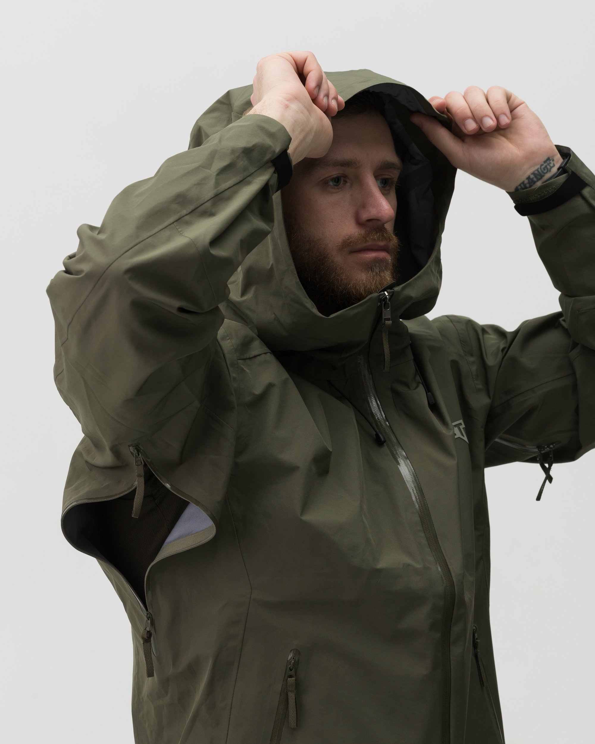 Куртка вітрівка BEZET ShieldTech хакі - Фото 8