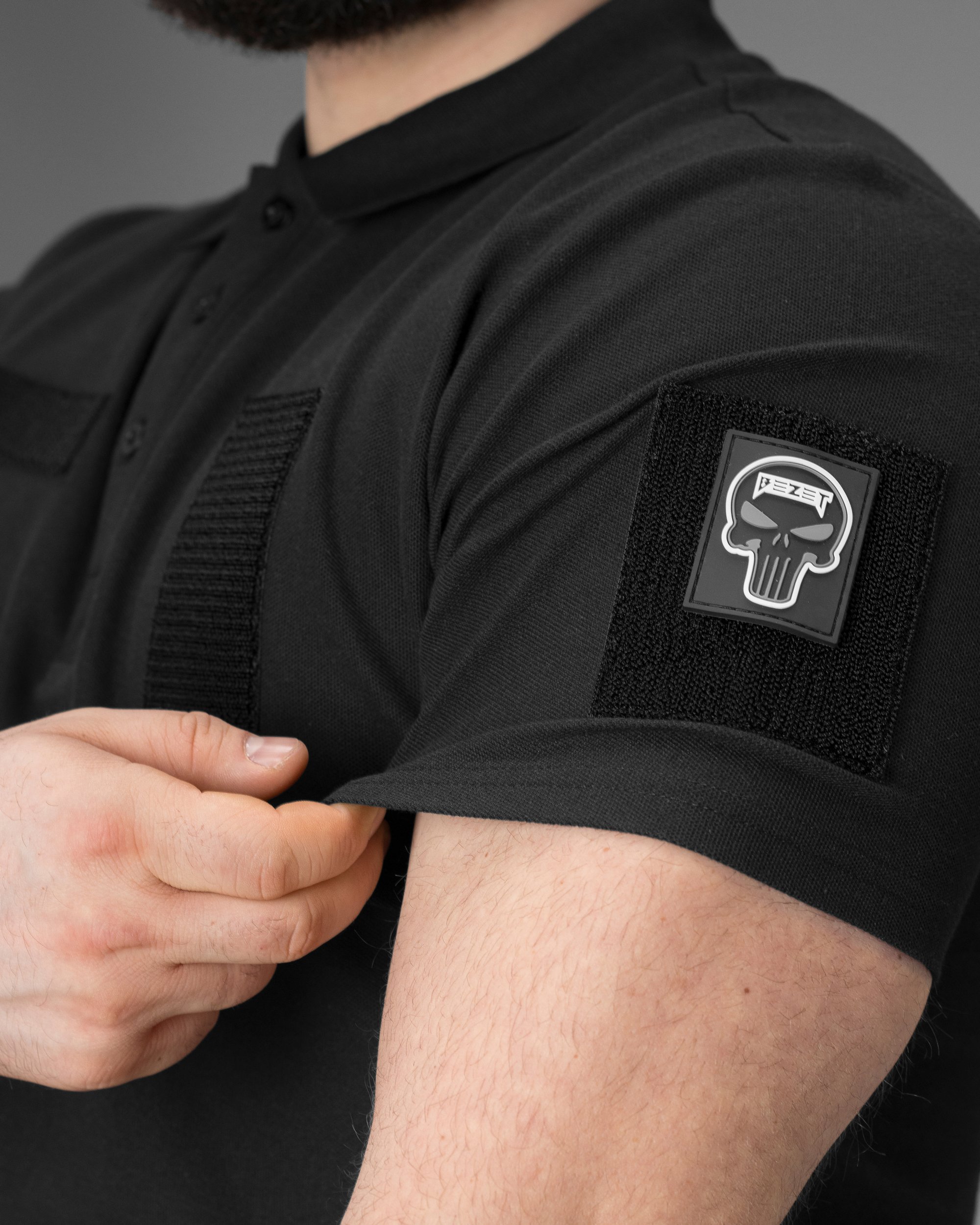 Футболка поло тактическая BEZET черный - Фото 14