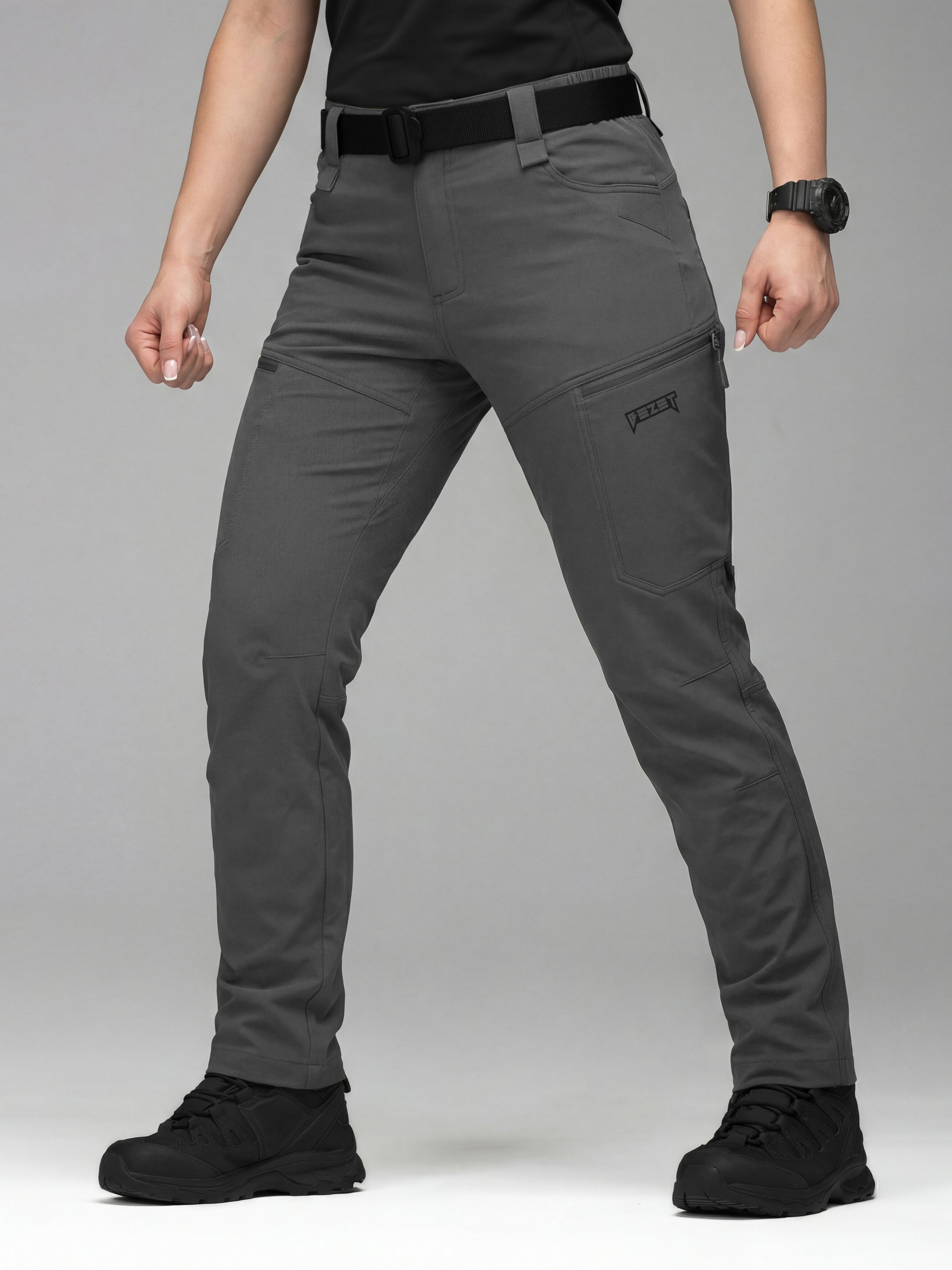Штани жіночі карго тактичні BEZET TactDry 240 сірий