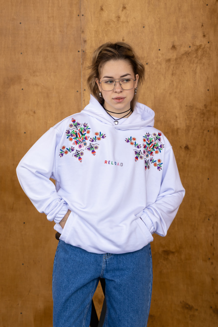 Худі Reload - Kvitka 01, білий