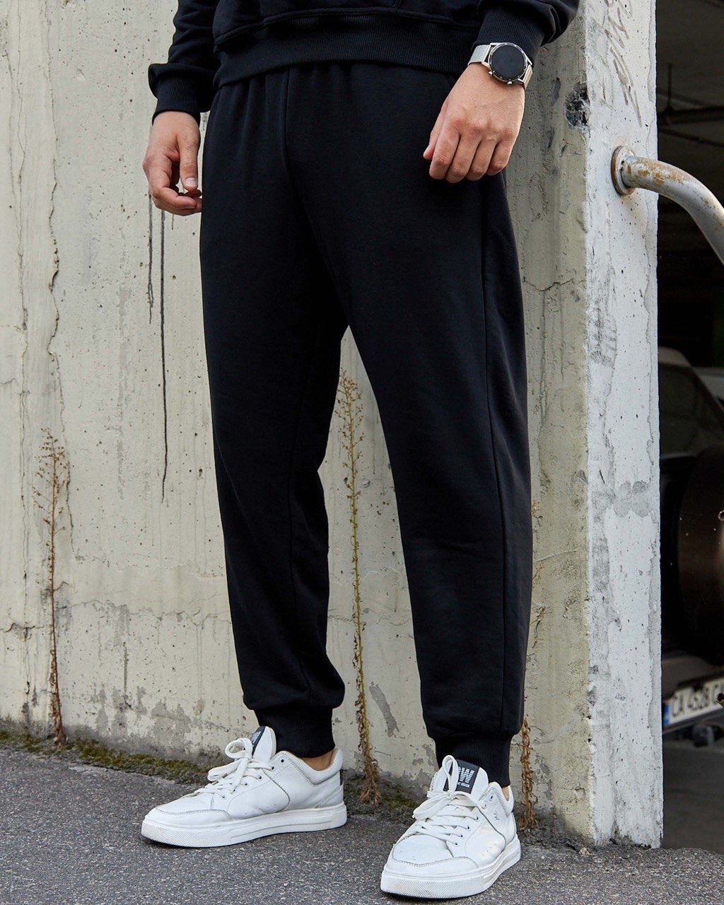 Спортивні штани джогери чорні Olymp