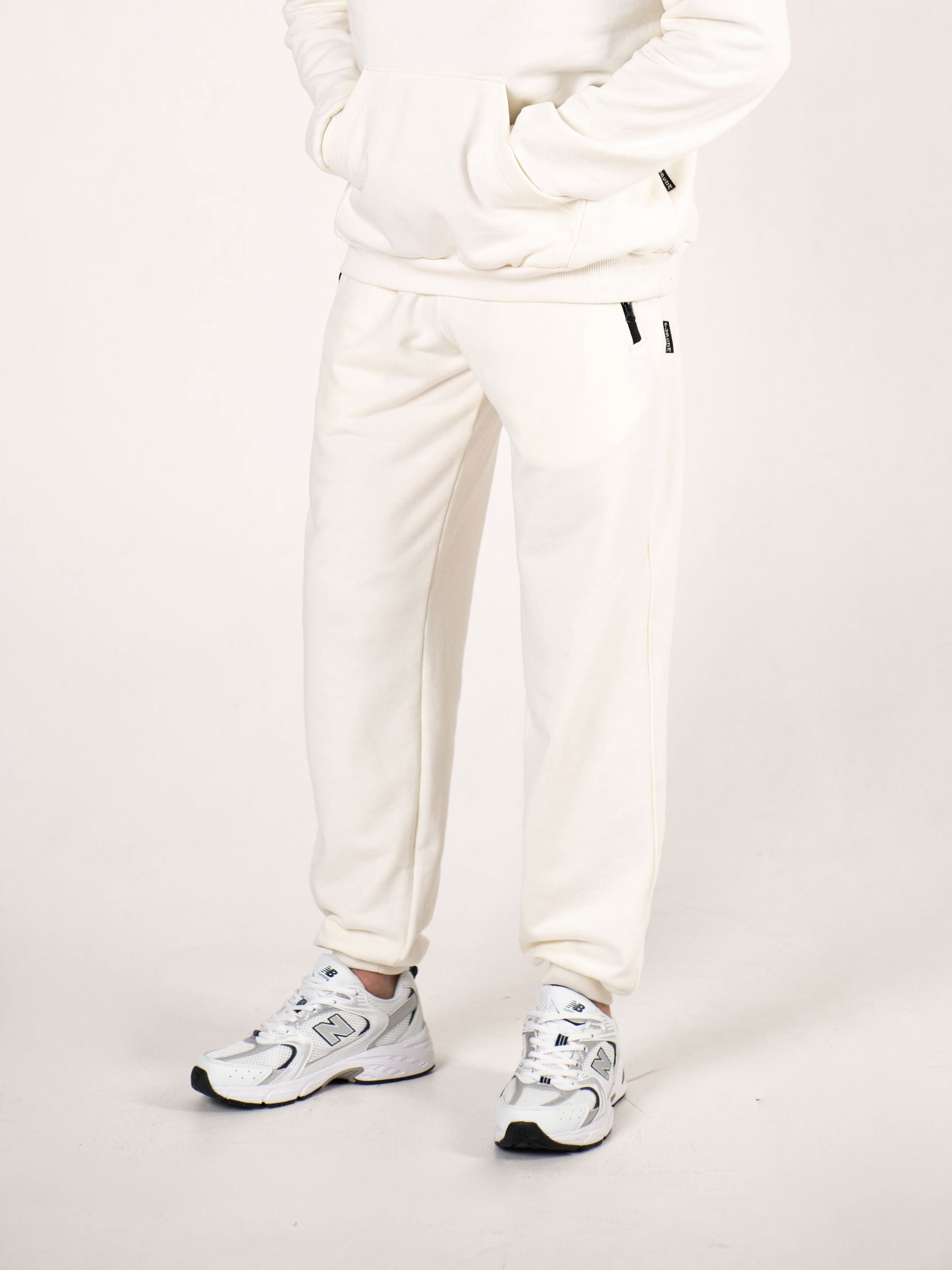 Штаны спортивные оверсайз Custom Wear белые - Фото 1