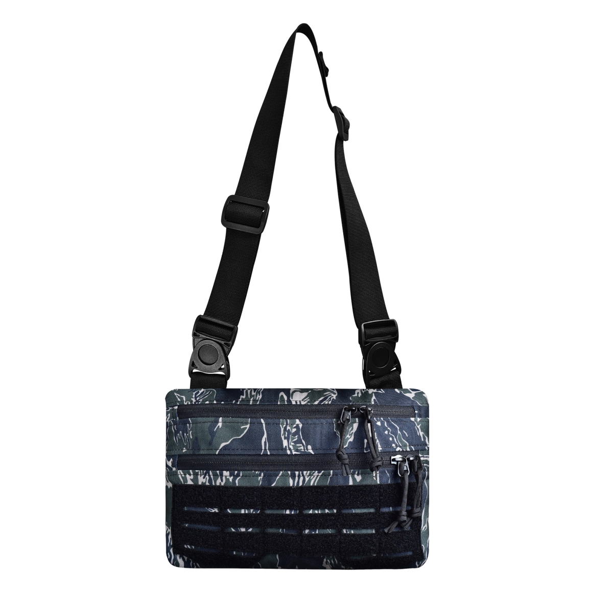 Сумка однолямочная Gig Military Odin. Black Tiger Stripes Camo М