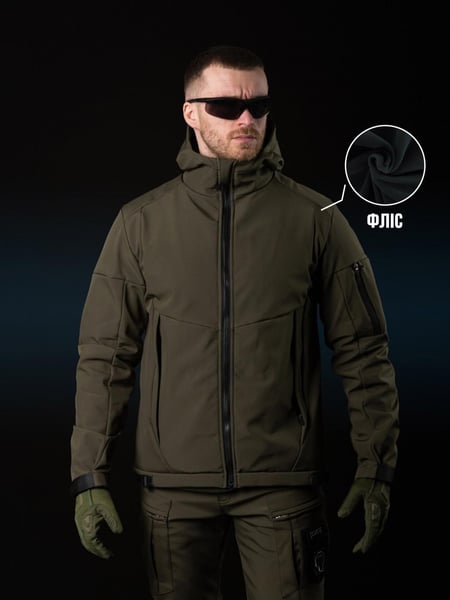 КУРТКА SOFTSHELL BEZET РОБОКОП ХАКІ