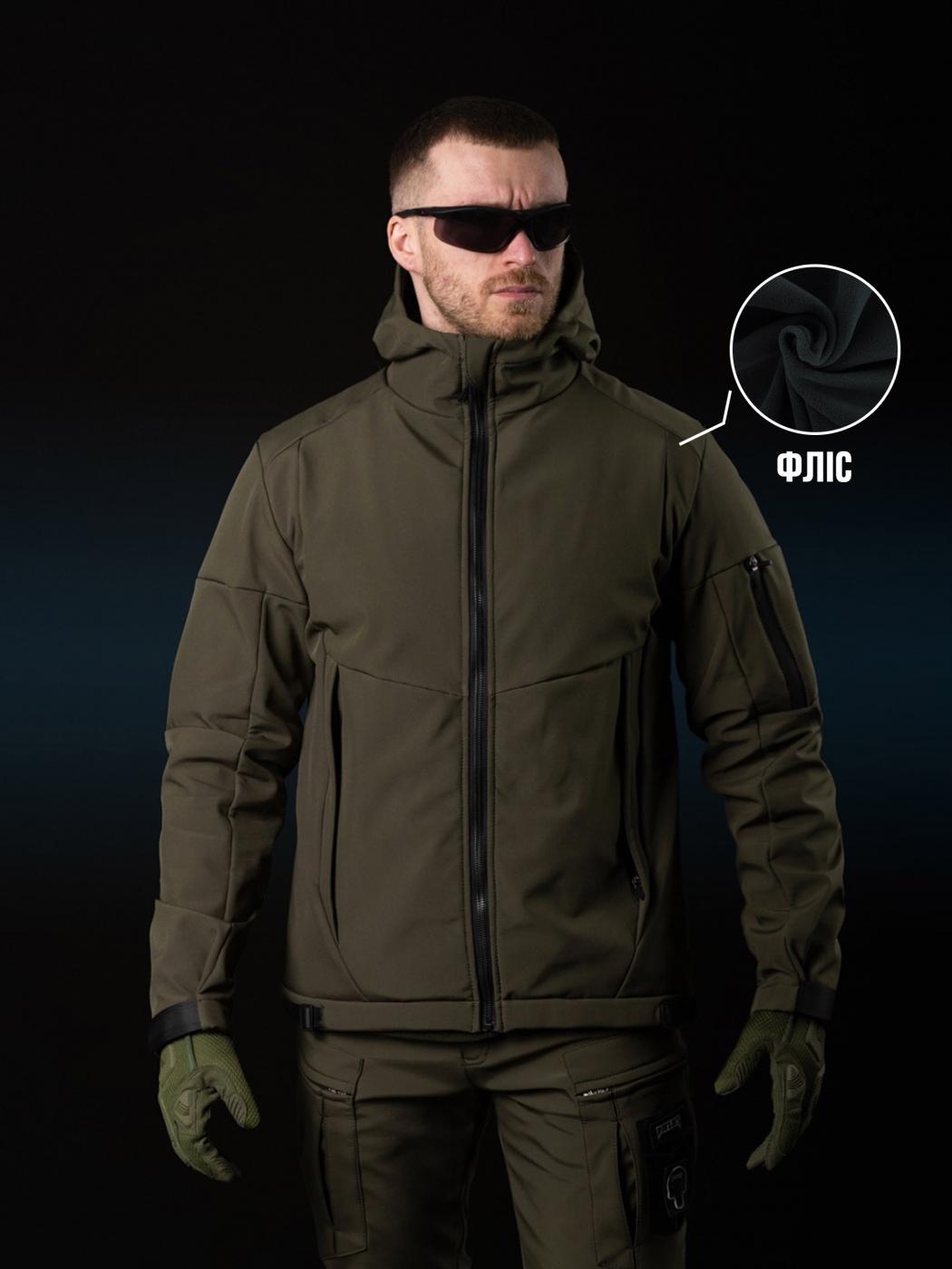 КУРТКА SOFTSHELL BEZET РОБОКОП ХАКІ