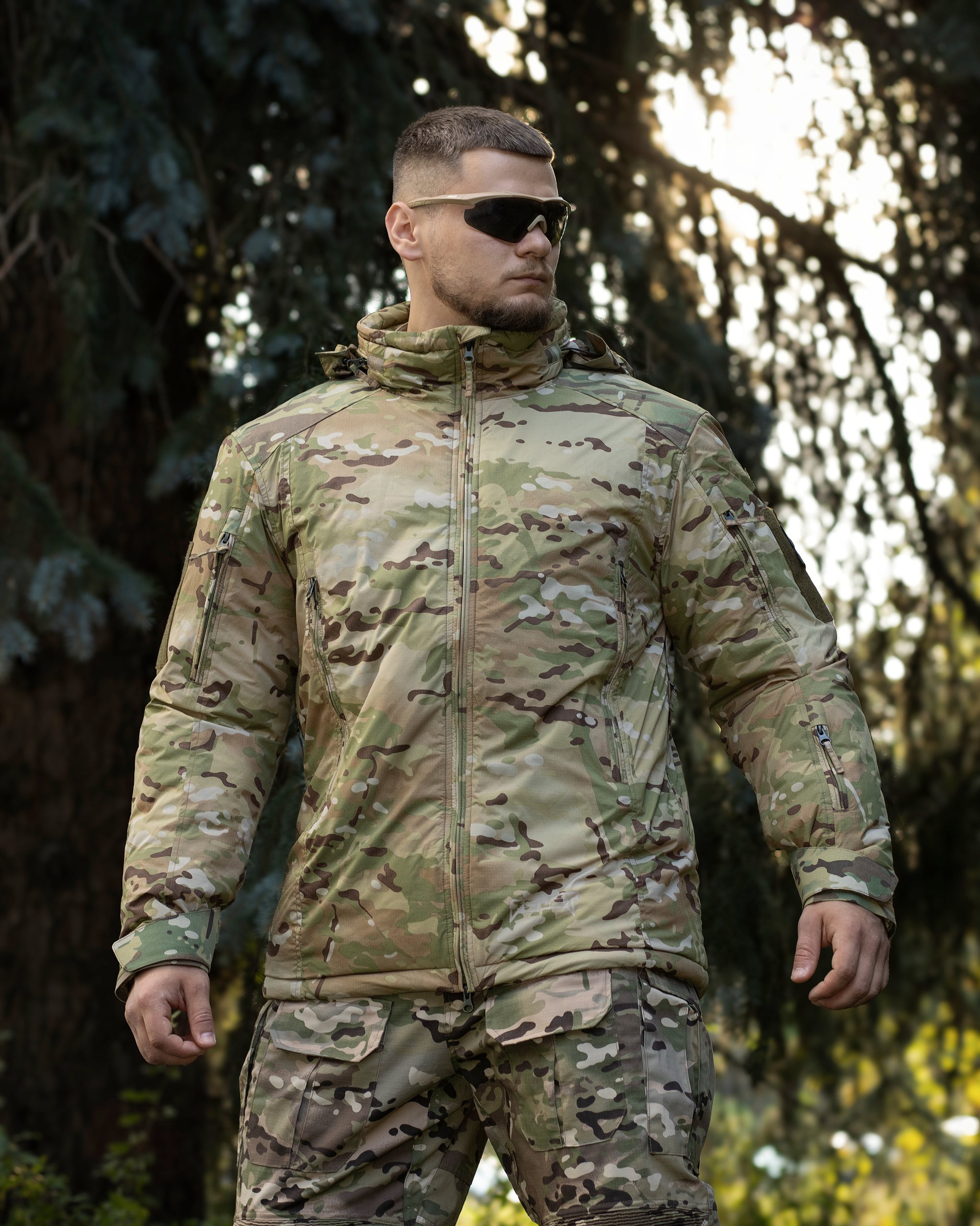 Куртка тактична зимова BEZET FrostArmor мультикам