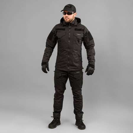 Комплект тактичний "ANTITERROR II" BLACK Armoline