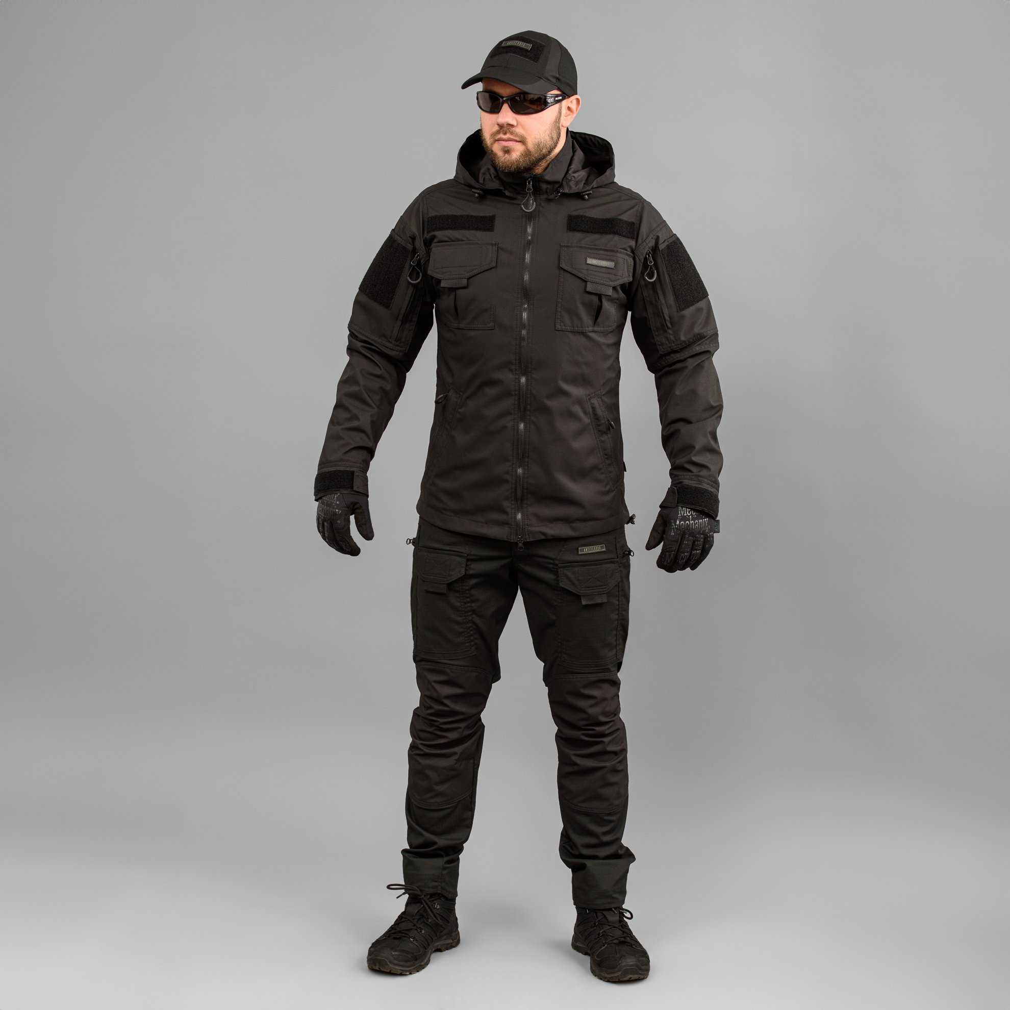 Комплект тактичний "ANTITERROR II" BLACK Armoline