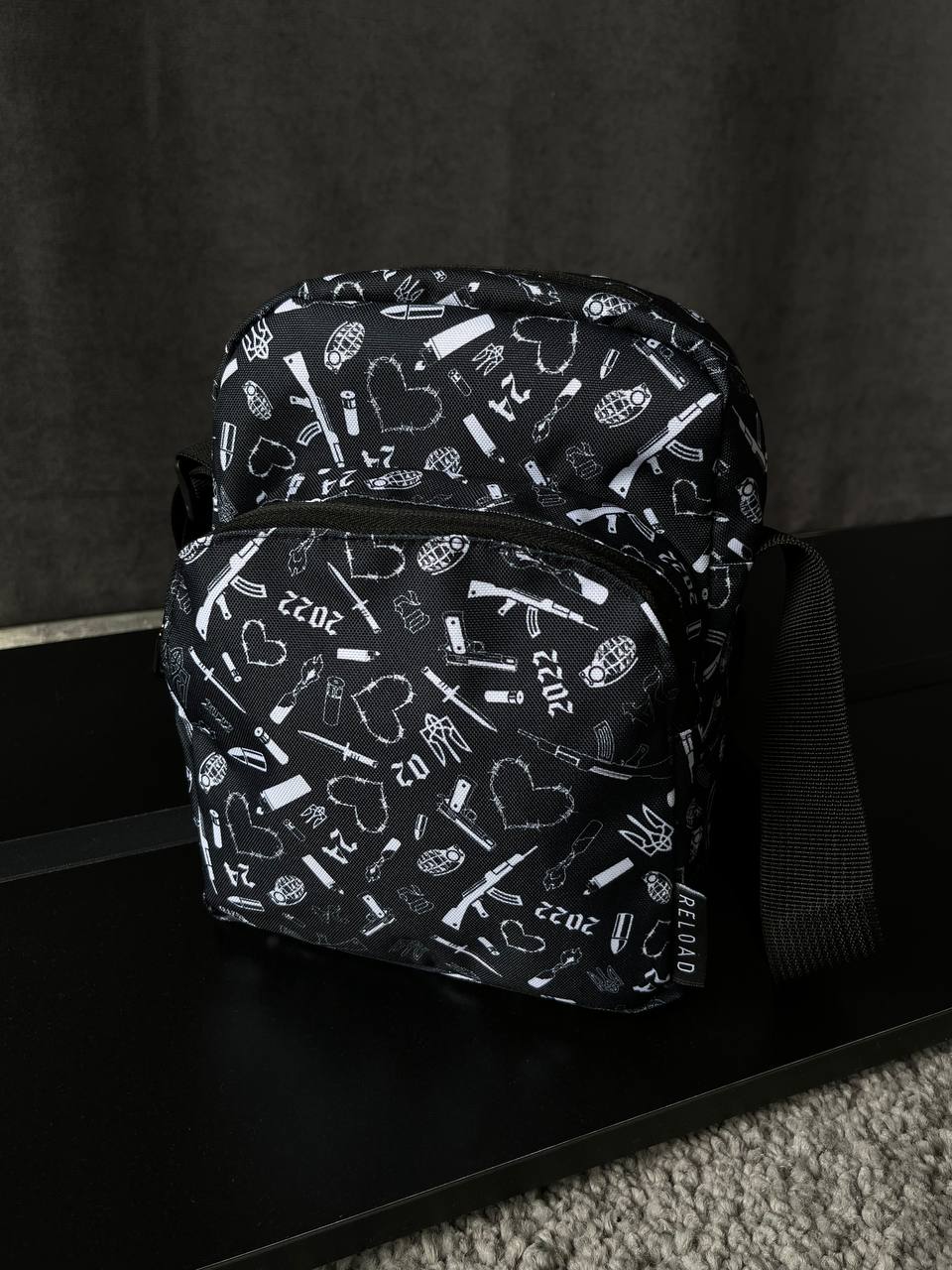 Сумка через плече (месенджер) Reload Guns унісекс